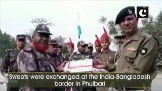Republic Day: BSF exchange sweets with their Bangladeshi counterparts