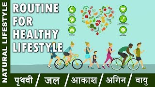 स्वस्थ मानव की दिनचर्या Routine for healthy lifestyle