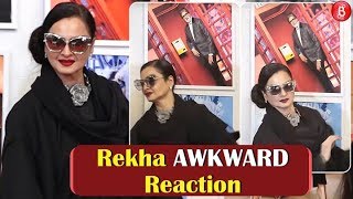 Rekha's AWKWARD Reaction To Amitabh Bachchans Dabboo Ratnani Calendar Photo