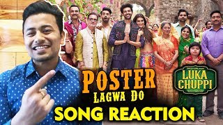 Poster Lagwa Do Song REACTION | Luka Chuppi | Kartik Aaryan, Kriti Sanon