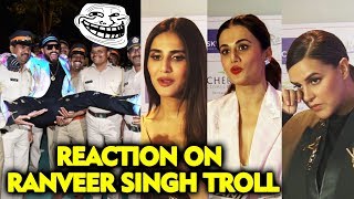 Celebs Reaction On Ranveer Singh TROLLED For Funny Pose In Umang 2019