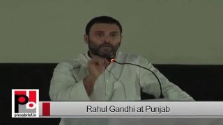 Rahul Gandhi on Problem of drugs in Punjab