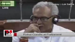 Rahul Gandhi's speech in Parliament House