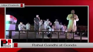 Rahul Gandhi at Kisan Mahayatra in Gonda, UP.