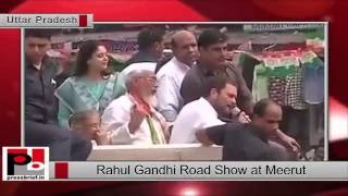 Rahul Gandhi- Kisan Mahayatra in Meerut, Uttar Pradesh