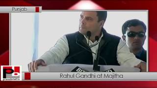 Rahul Gandhi addresses rally at Majitha, Punjab