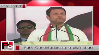 Rahul Gandhi addresses Public Rally in Jhansi, (Uttar Pradesh) 19-02-2017