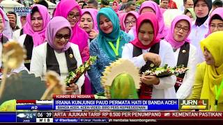 Serunya Aktivitas Iriana Jokowi dan Mufidah Jusuf Kalla di PAUD Aceh