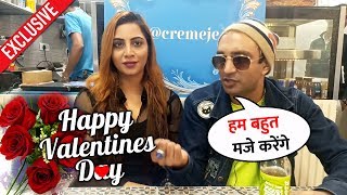 Arshi Khan And Akash Dadlani Reveals VALENTINES DAY PLANS