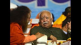 RSS chief Mohan Bhagwat faces protests at Kumbh over delay in Ram temple construction