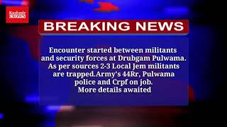 Gunfight breaks out after 5-hour siege in Pulwama village