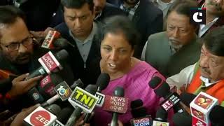 TMC doesn't believe in democracy- Nirmala Sitharaman apprises EC