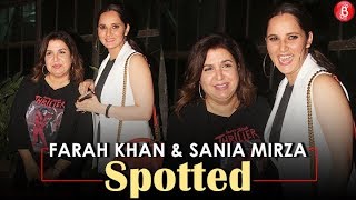 Farah Khan & Sania Mirza SPOTTED At Pali Village Cafe In Bandra
