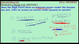 Direct tax Full Case Laws wit memory technique  for Nov 2017 Part-4 by Abhinav Jha