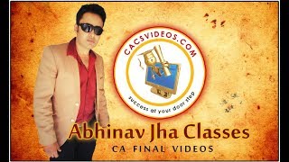 CA Final FREE ISCA May/ Nov 2018 Full LMR Ch.1 By Abhinav Jha