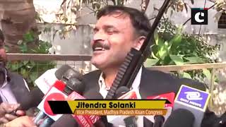 Bhopal- Congress leader fires celebratory shots during Karni Sena event at Gandhi Bhawan