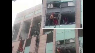 Massive fire at Metro Hospital Noida; many patients trapped