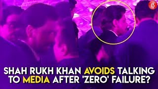 Shah Rukh Khan Avoids Talking To Media After Zero Failure?