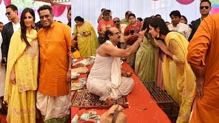 Katrina Kaif Attends Saraswati Pooja At Anurag Basus Residence
