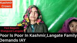 #PoorIsPoor Langate Poor Family Lives In Tin Shed Despite Biting Cold,No IAY Scheme For Poor.