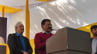 Delhi CM Arvind Kejriwal attended day-long hunger strike by Andhra CM against the Central Govt