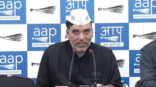 AAP Delhi Convenor Gopal Rai Briefs on Joint Opposition Rally Against Central Govt