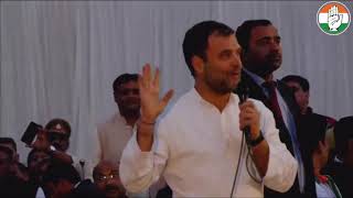 Congress President Rahul Gandhi addresses Party Workers in Lucknow