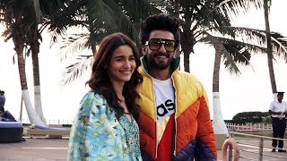 Ranveer Singh & Alia Bhatt Spotted At Novotel | Gully Boy Promotion