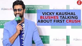 Vicky Kaushal BLUSHES talking about first CRUSH