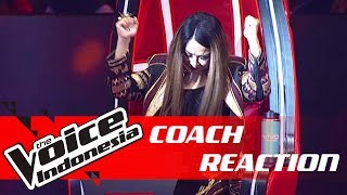Lho!! Coach Titi DJ Kenapa | COACH REACTION | The Voice Indonesia GTV 2018