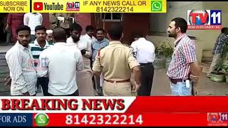 UNKNOWN PERSONS ATTACK ON GHMC DEMOLITION  FLYING SQUARDS UNDER MADHAPUR POLICE STATION LIMIT