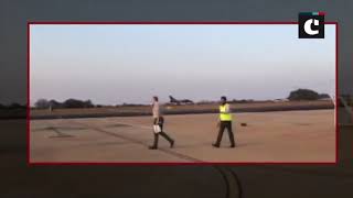 2 Rafale fighter jets of French Air Force arrive in Bengaluru for Aero India show
