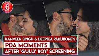 Ranveer Singh & Deepika Padukone's PDA After 'Gully Boy' Screening
