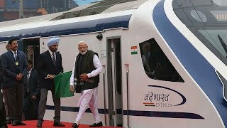 Vande Bharat Express- PM Modi flags off India's fastest train