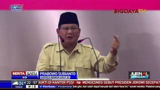 Prabowo Singgung Swasembada Pangan dan Energi Dalam Pidato Kebangsaan