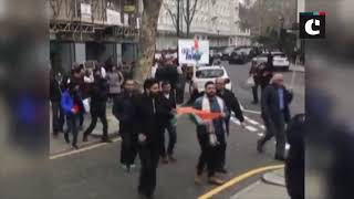 People hold protest in London against Pulwama attack