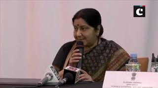 I have come with heavy heart- EAM Swaraj on her Morocco visit after Pulwama attack