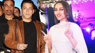 Salman Khan, Sonakshi Sinha Attend Friend’s Wedding Reception Starting Dabangg 3