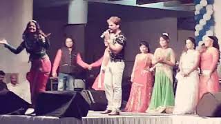 अंजना सिंह ने Khesari Lal Yadav को मंच पर दिया चुम्मा | Hit Live Stage Show 2018
