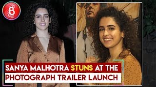 Sanya Malhotra STUNS At The Photograph Trailer Launch