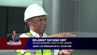Special Interview With Claudius Boekan: Selamat Datang MRT