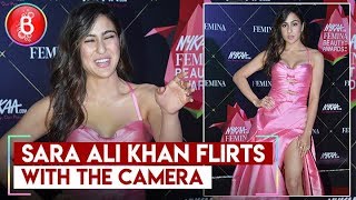 Sara Ali Khan Flirts With The Camera As She Poses At The Femina Awards
