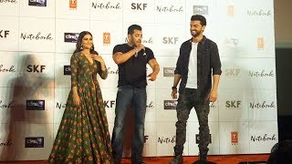 (Inside Footage) Salman Khan Dashing Entry At NOTEBOOK Trailer Launch | Pranutan, Zaheer