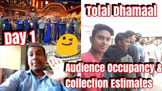 Total Dhamaal Audience Occupancy And Collection Estimates Day 1