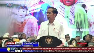Presiden Jokowi Bagikan 3.000 Sertifikat Tanah di Pasar Minggu