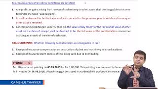 Capital Gain Sec. 45(1A) Direct Taxes by CA Mehul Thakker
