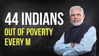 Around 44 Indians came out of poverty every minute in 2017