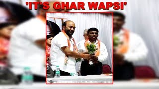 'It's ghar wapsi'- Former Minister Ramesh Tawadkar Rejoins BJP