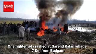 Fighter Jet Crashes in Budgam