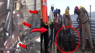 L&T Uses Domestic Cylinder  For Gas Cutting? Cylinder Blast Causes Massive Fire Under Atal Setu